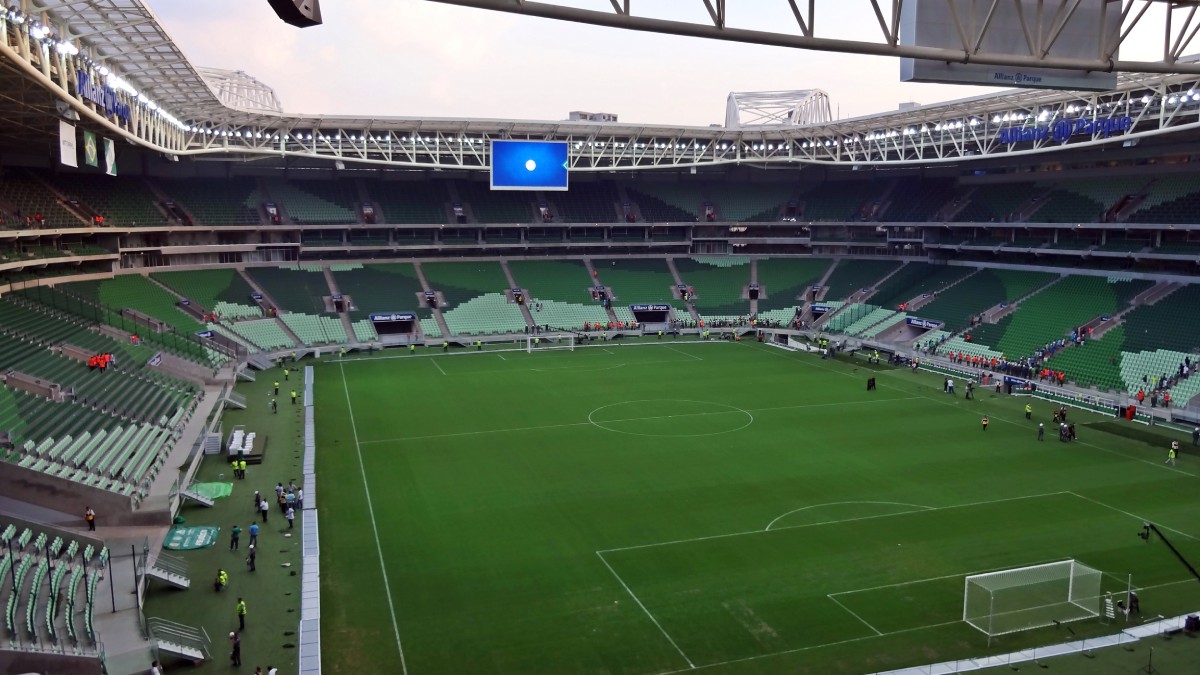 No Allianz Parque, o Palmeiras venceu seis vezes, empatou quatro e perdeu cinco. Foto: Wikimedia Commons