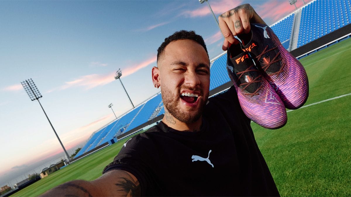 Nome oficial da peça é 'Chuteira Puma Campo Future 8 Ultimate Neymar Jr'/Divulgação/Puma