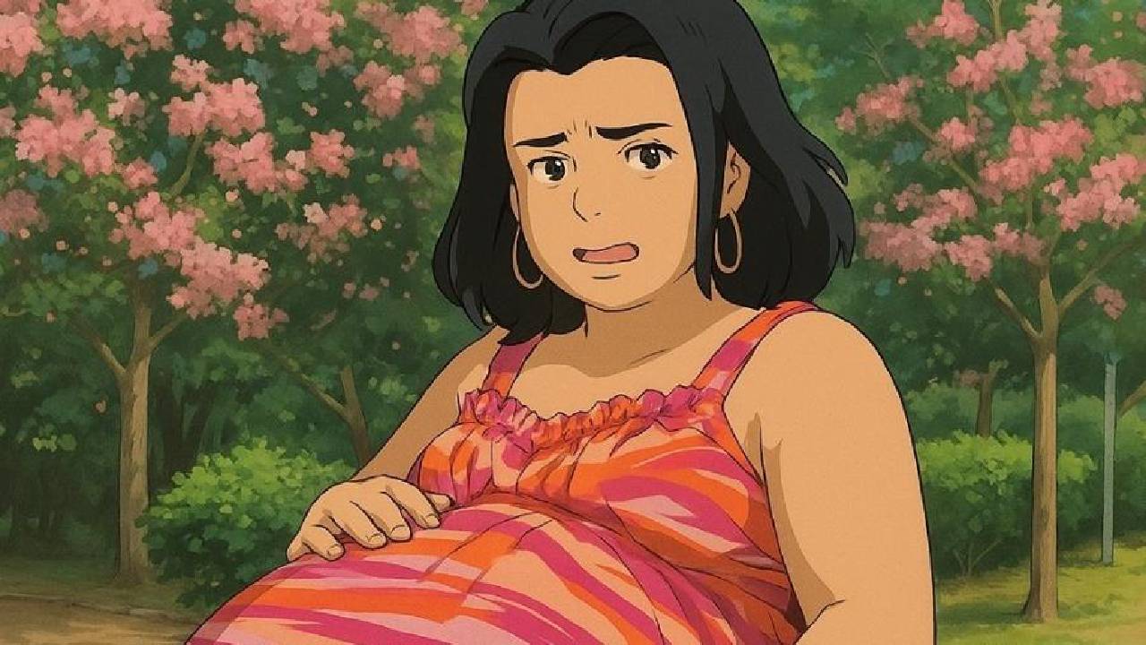 Imagem de Maria Verônica Aparecida César Santos, conhecida como a "Grávida de Taubaté", que ficou famosa em 2012. Foto: Reprodução