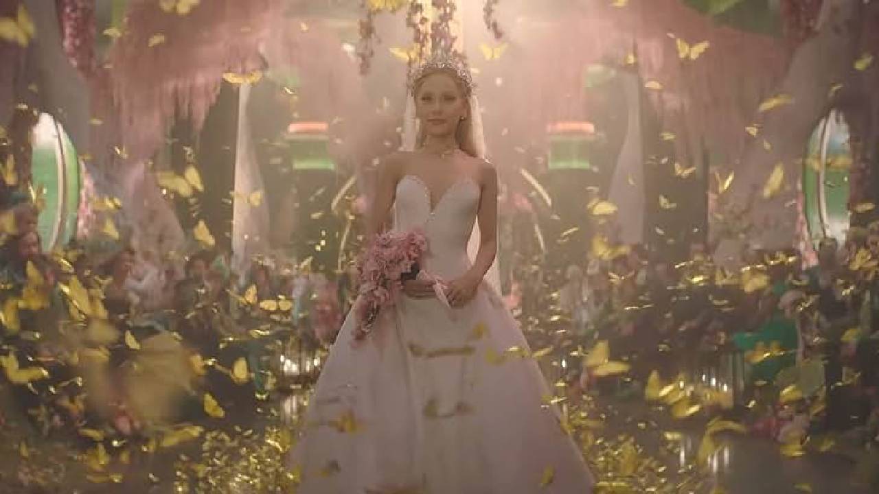 Cena do casamento da Glinda com Fiyero. Foto: Divulgação