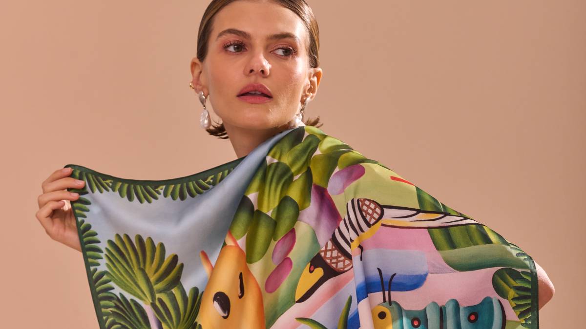 Unindo moda e arte em uma celebração da identidade brasileira, a coleção será lançada oficialmente em um dos cenários mais emblemáticos da cultura nacional: a Pinacoteca de São Paulo. Foto: Fingers/Divulgação