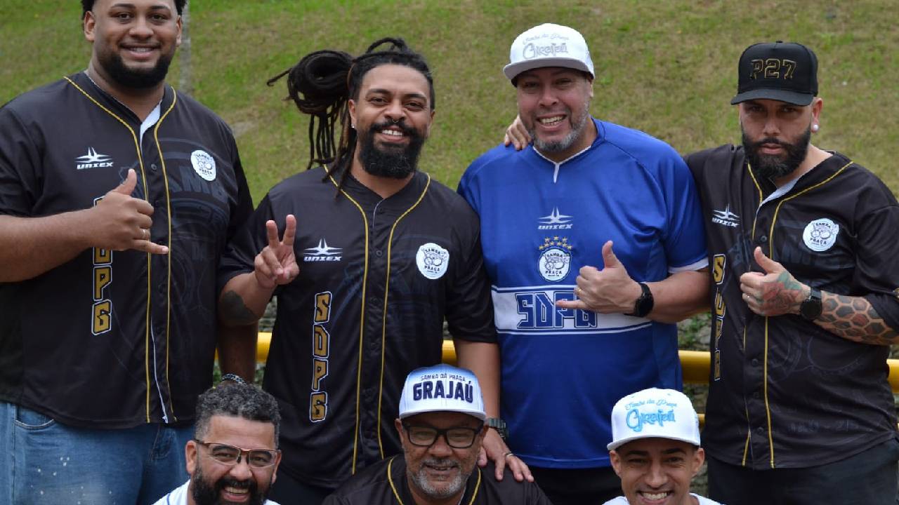 Equipe do Samba da Praça do Grajaú. Foto: Reprodução/Facebook