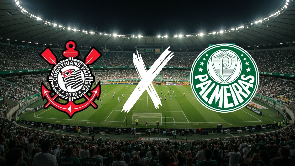 Ao longo dos mais de 100 anos de história, Palmeiras e Corinthians se enfrentaram 384 vezes, segundo a contagem mais aceita com 135 vitórias do Palmeiras, 131 do Corinthians e 118 empates. Mas os números variam conforme a fonte. Foto: Montagem