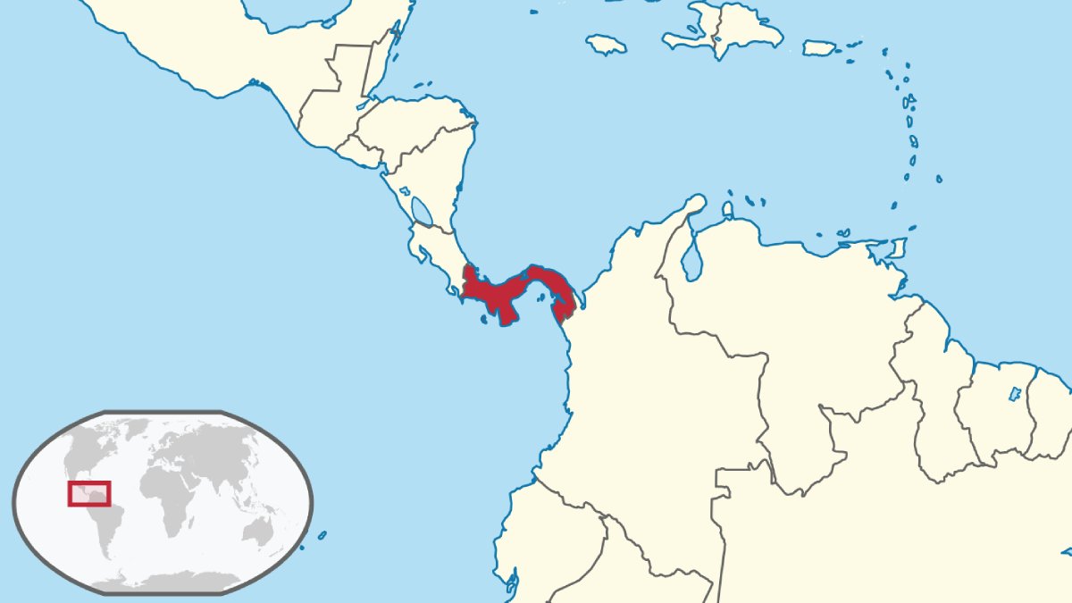 O Panamá é a ligação entre a América do Sul e a América Central (Foto: Wikimedia Commons)