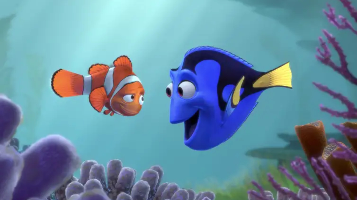 Procurando Nemo foi lançado em 2003 e é uma das atrações do Mundo Pixar. Foto: Divulgação/Disney Pixar