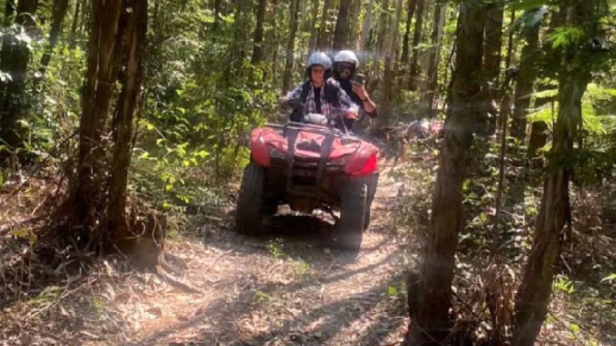 Em Campinas, dá para pilotar um quadriciclo por trilhas e estradas de terra, superando subidas e obstáculos. /Foto: Divulgação/Aventurando