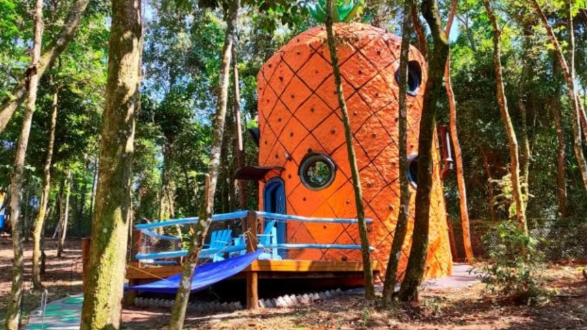 A pousada recria com fidelidade o cenário dos desenhos animados (Fotos: Divulgação/Pousada Vila Mágica)
