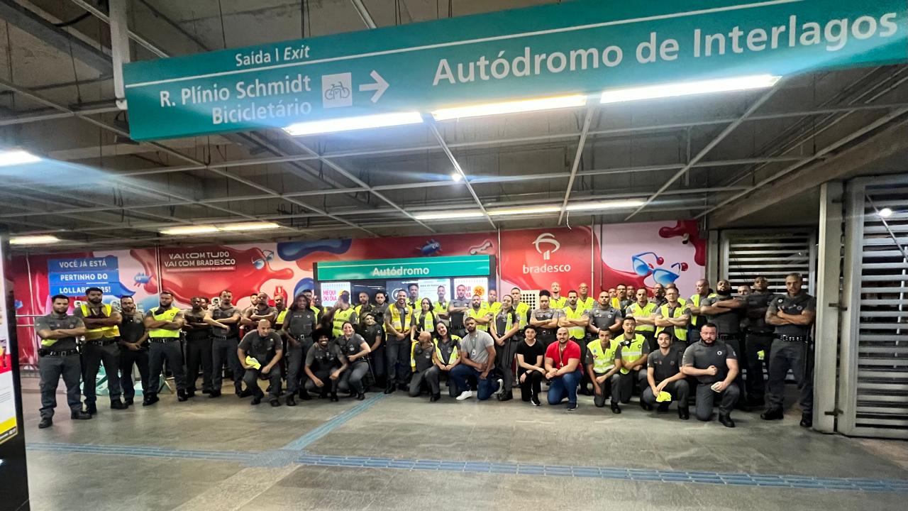 Vítima recebeu os primeiros atendimentos pela equipe de segurança da estação. Fotos: Arquivo pessoal