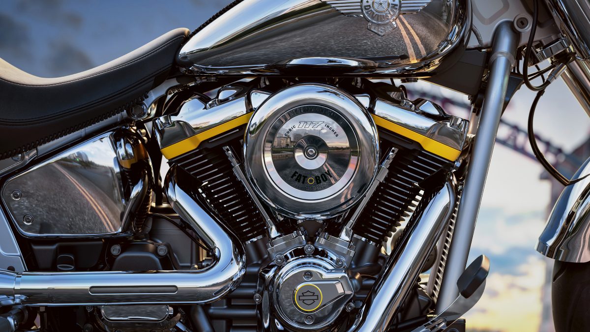 Harley-Davidson utiliza pela primeira vez o PVD em peças tão grandes como os para-lamas e o tanque de combustível. /Foto: Divulgação