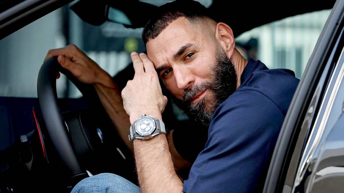Jogador de futebol francês-argelino, Benzema ocupa a oitava posição do ranking. Foto: Reprodução/Instagram