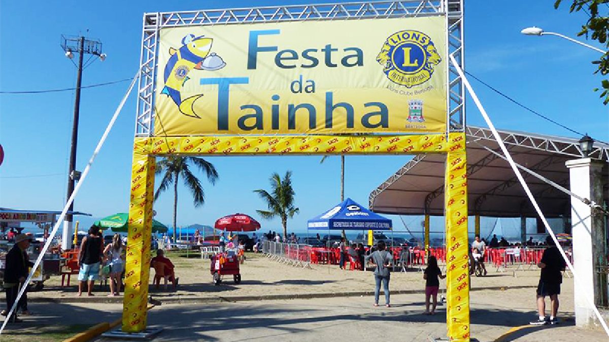 Tenda de Eventos, ao lado do Parque dos Tupiniquins, é o palco dessa festa que já virou tradição em Bertioga. Divulgação
