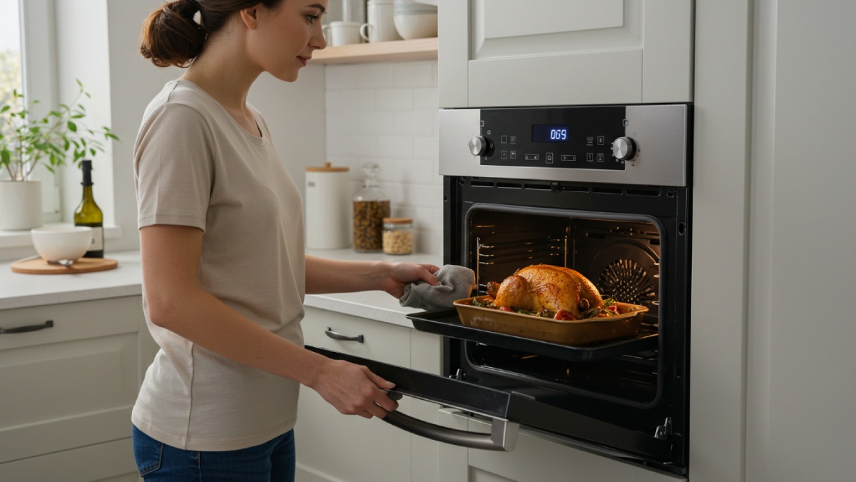 Com funções combinadas de micro-ondas, forno elétrico e grill, o forno multifuncional promete praticidade e economia de espaço desbancando a popular airfryer. Fotos: ilustração feita por IA