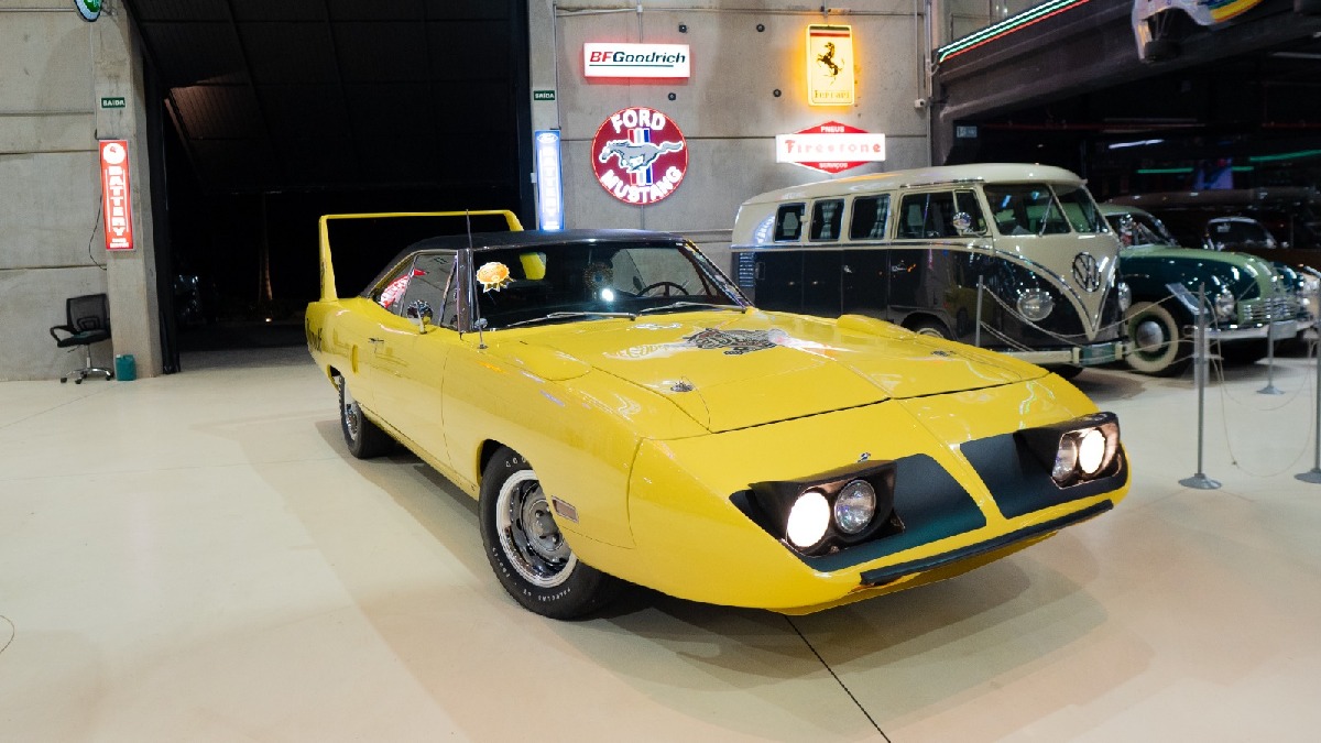 Lendário Plymouth Superbird, ano 1970, é uma das grandes atrações do EBAA em Águas de Lindóia. /Divulgação