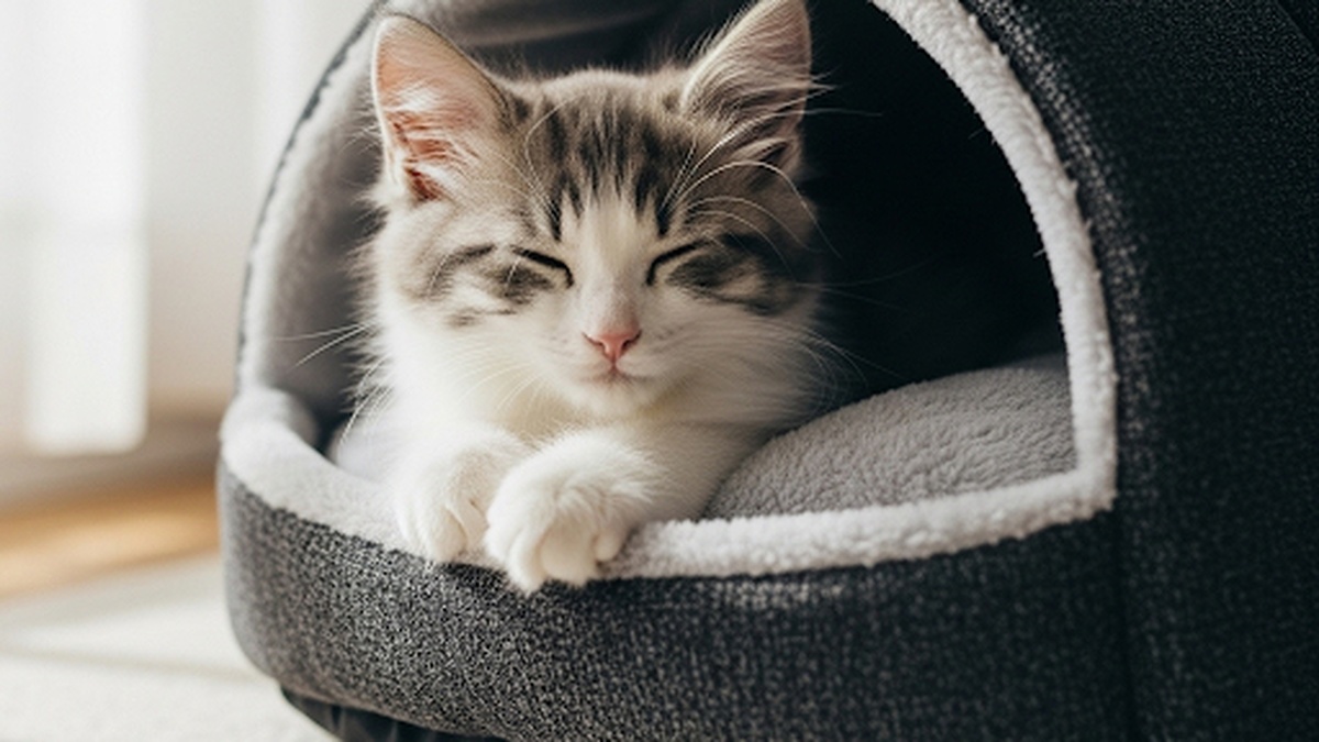 Cobertores grossos, aquecidos e tecidos macios deixam os gatos mais confortáveis. Fotos: Geradas por IA