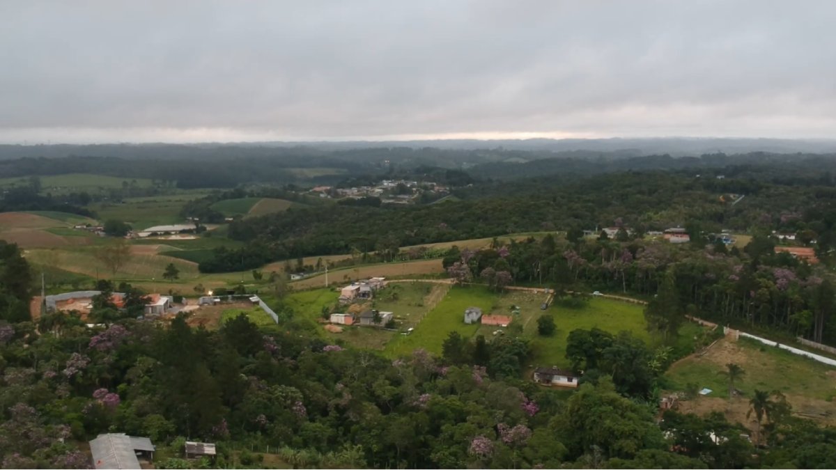 A região é rodeada por áreas de mata e perto da Serra do Mar, por isso é tão fria (Foto: Reprodução/Youtube)