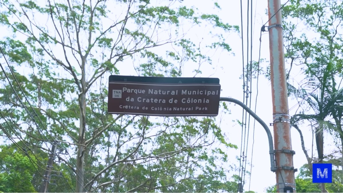 O parque municipal protege a cratera, antes ameaçada por ocupações irregulares no extremo sul de São Paulo