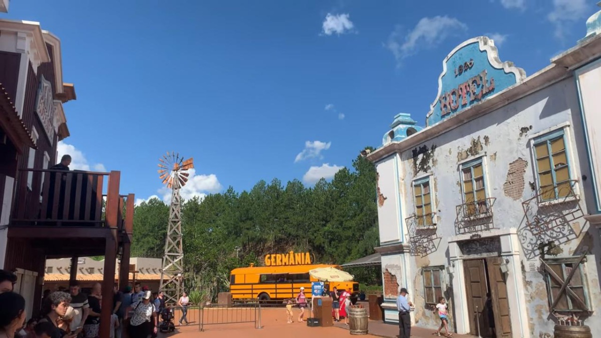 Wild West, no Hopi Hari, traz a estética fiel do velho-oeste