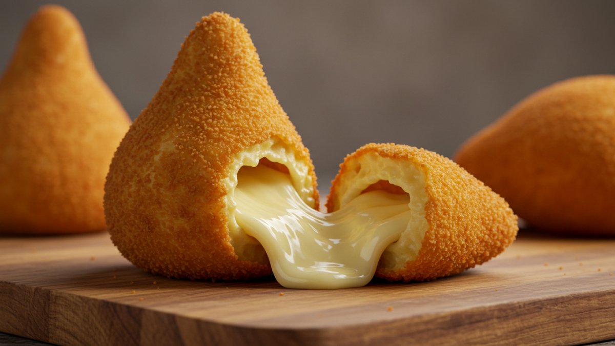 Jundiaí foi a primeira cidade do Brasil a inovar e criar a coxinha recheada de queijo. Foto: Reprodução/Imagem gerada por IA