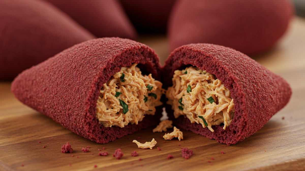 Além de coxinha de queijo, um restaurante em Jundiaí inovou mais uma vez e trouxe a novidade da coxinha de vinho. Foto: Reprodução/Imagem gerada por IA