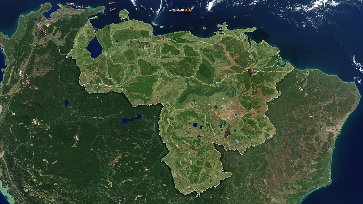 O Cinturão Petrolífero do Orinoco fica localizado na parte leste da Venezuela