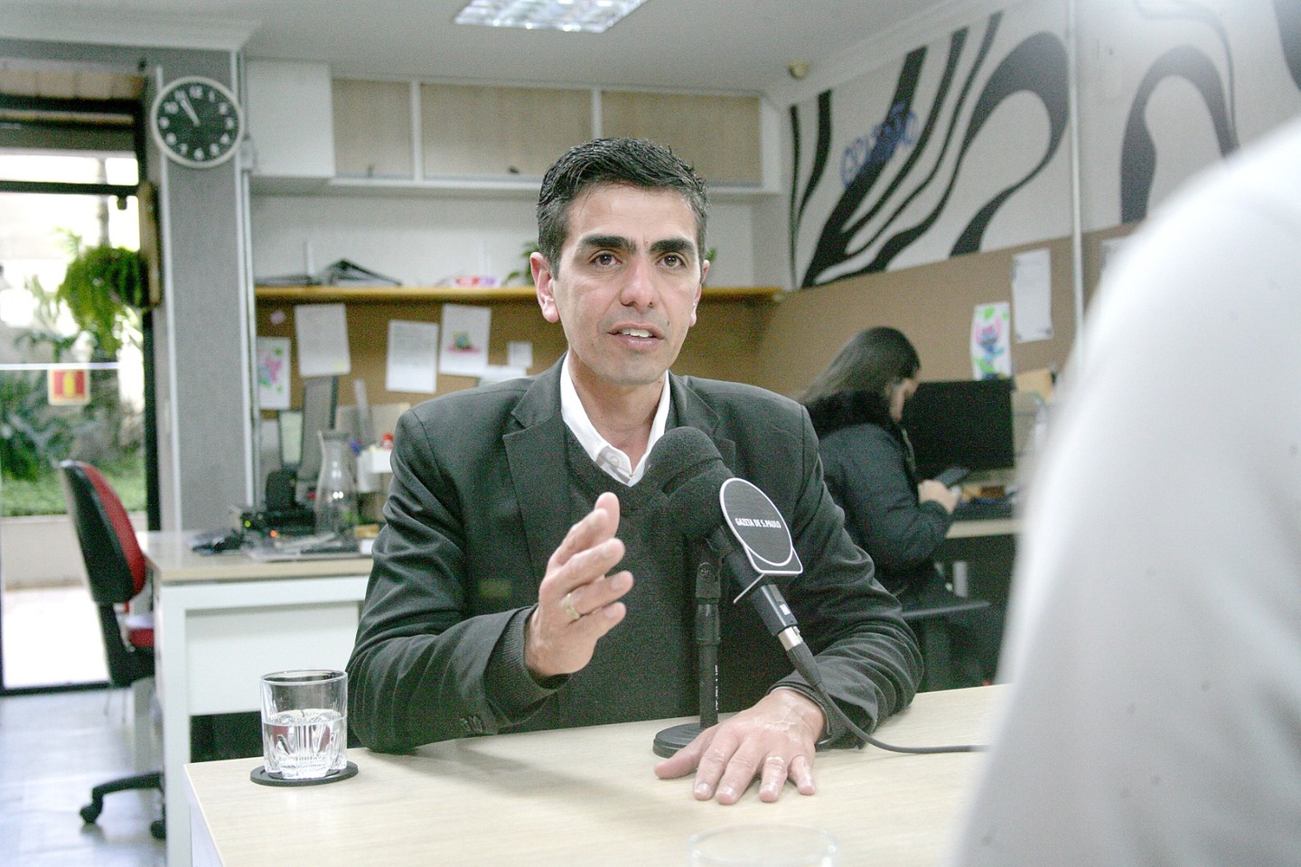 Prefeito de Campo Limpo Paulista, a cerca de 62 quilômetros da cidade de São Paulo, Adeildo Nogueira (PL), foi entrevistado pela Gazeta nesta quinta-feira (31/7). Fotos: Thiago Neme/Gazeta de S. Paulo
