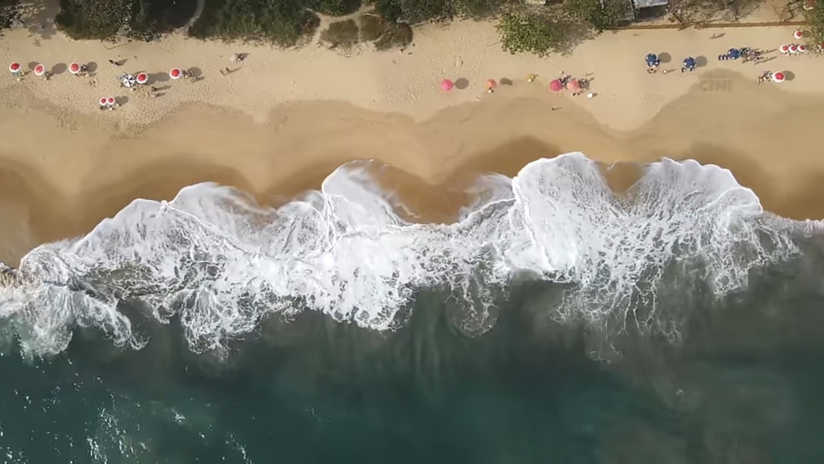 As praias de São Sebastião são muito requisitadas no litoral de São Paulo - reprodução: YouTube