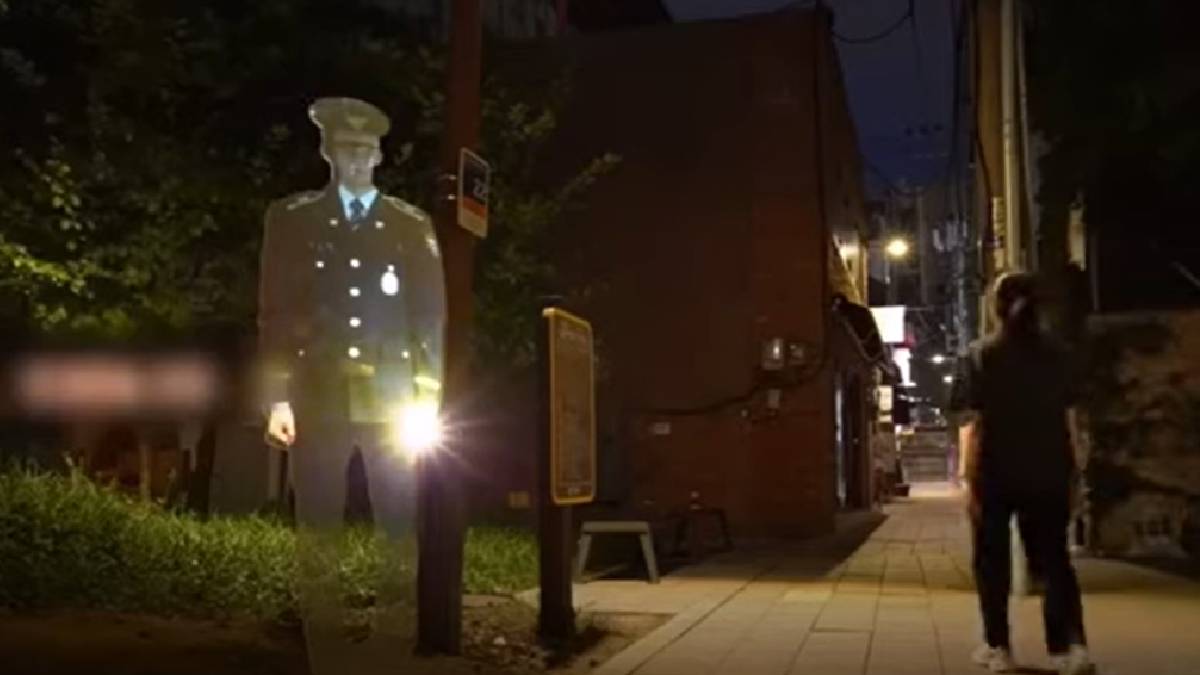 Alguns moradores apontam que a falta de criminalidade se deve ao fato das pessoas evitarem o parque por conta do holograma | Reprodução YouTube | Kume D Tv