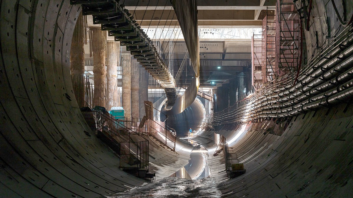 Escavações de túneis | Divulgação/Metrô SP