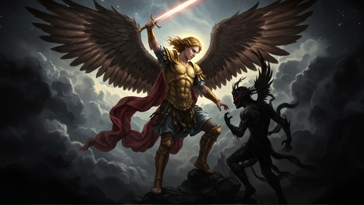 Na Bíblia: O termo "Arcanjo" aparece apenas duas vezes no Novo Testamento, e somente Miguel é explicitamente nomeado como Arcanjo.
