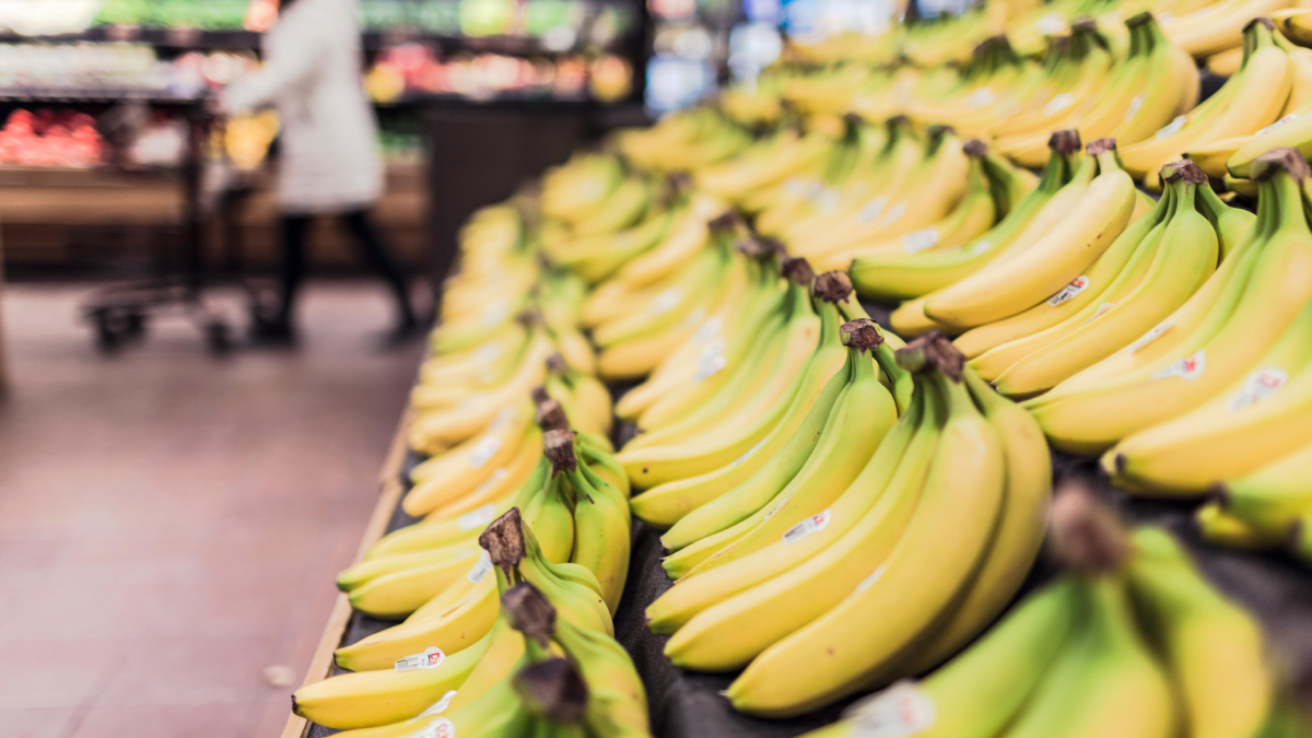 Banana teve alta de 10,48%. Foto: @gratisography-=/Pexels
