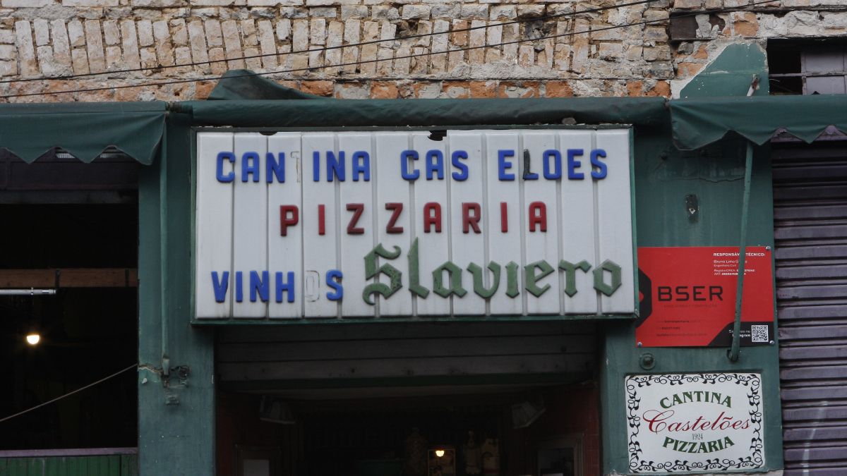Castelões Cantina e Pizzaria fica na rua Jairo Góis, 126, no Brás. /Foto: Yuri Villaça/Gazeta de S.Paulo