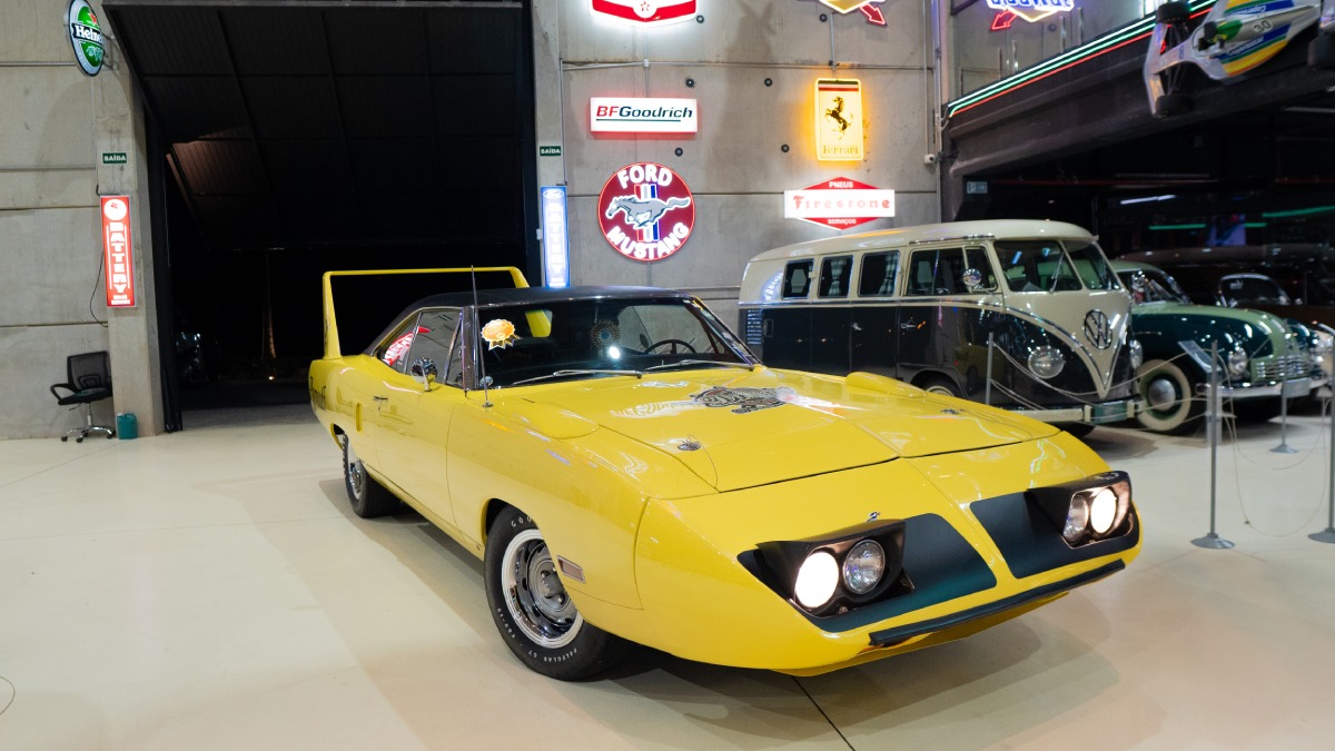 Plymouth Superbird ano 1970 foi projetado para as disputas da Nascar a Stock Car norte-americana./ Foto: Divulgação/Carolina Lopo
