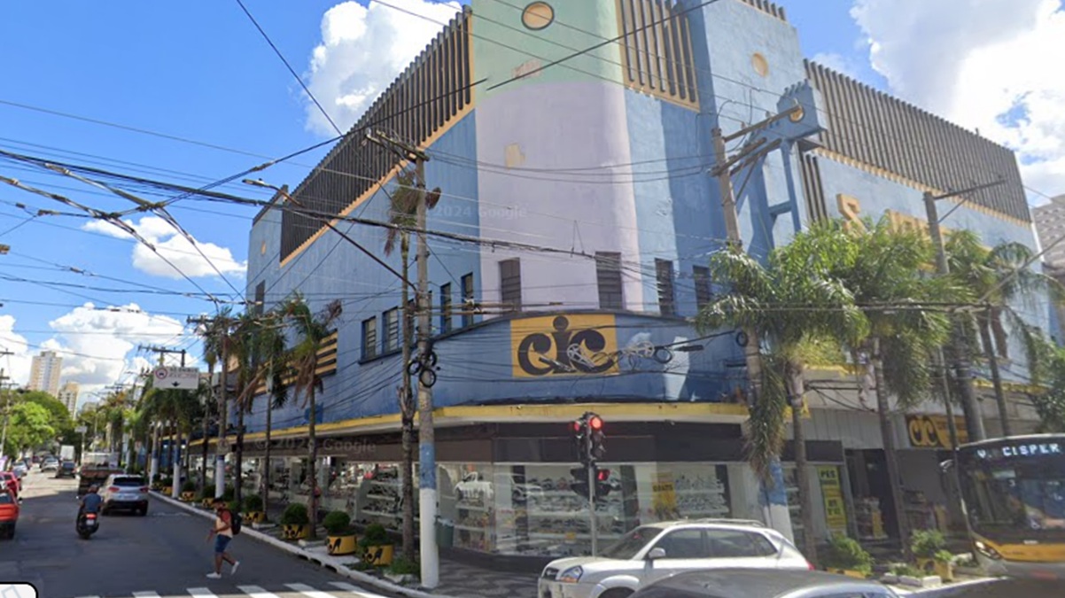 A CIC foi fundada em 1972 num local onde funcionava o Cine São Jorge/Reprodução/Google Street View