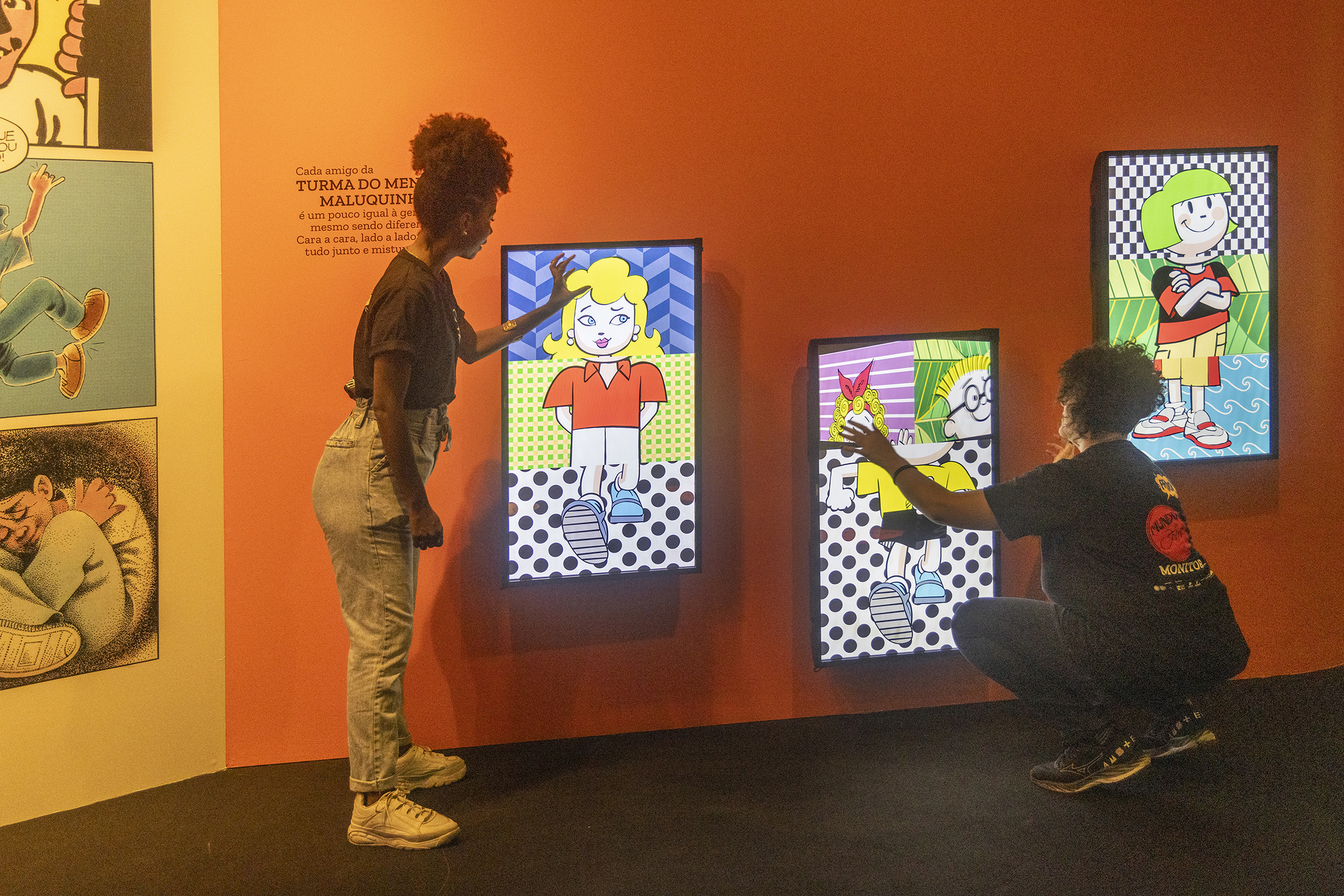 Durante o percurso da mostra, os visitantes poderão soltar a criatividade e personalizar a arte de Ziraldo, dando a ela um toque individual e celebrando o caratér democrátivo da obra do multiartista.