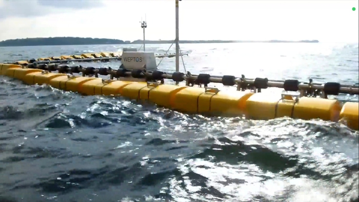 A Weptos gera energia com as batidas das ondas do mar - reprodução: YouTube