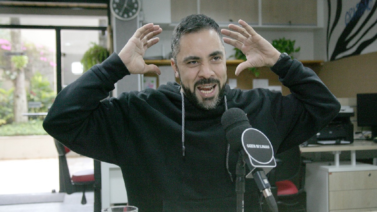 Como torcedor declarado do São Paulo, o influencer ressaltou a importância de manter o respeito com os rivais, sem exagerar na brincadeira e provocação - (Thiago Neme/Gazeta de S.Paulo)