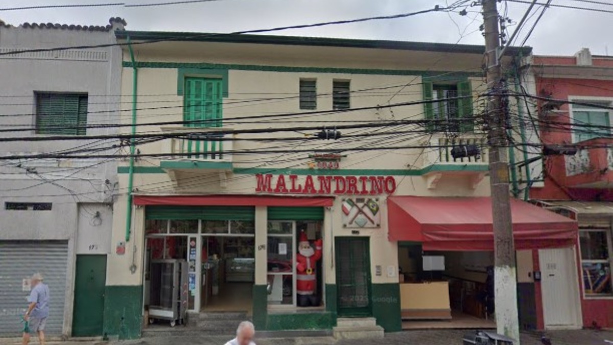 Malandrino oferecerá massas gratinadas na brasa com 10% de desconto. /Foto: Reprodução/Google Street View