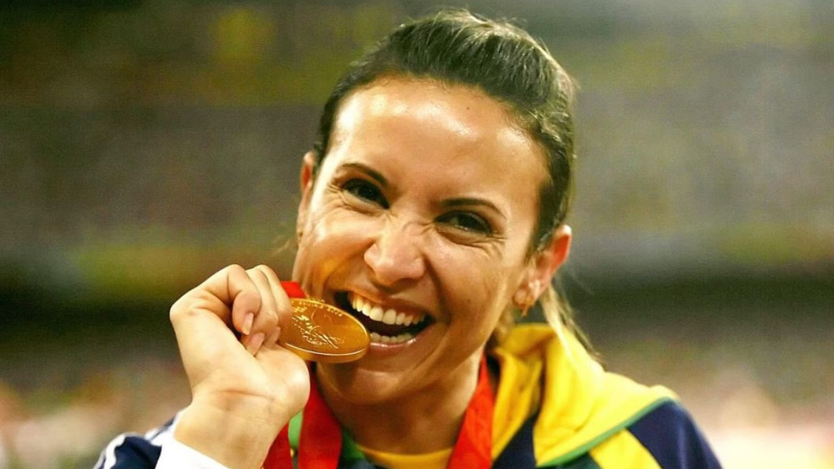 Medalhista olímpica no salto em distância, Maurren Maggi, é uma das participantes do MasterChef Celebridades. /Foto: Reprodução/Instagram