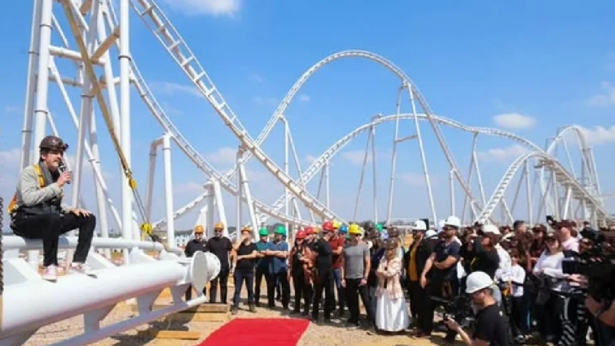 Cacau Show acaba de anunciar a concluisão da montanha-russa do Cacau Park.