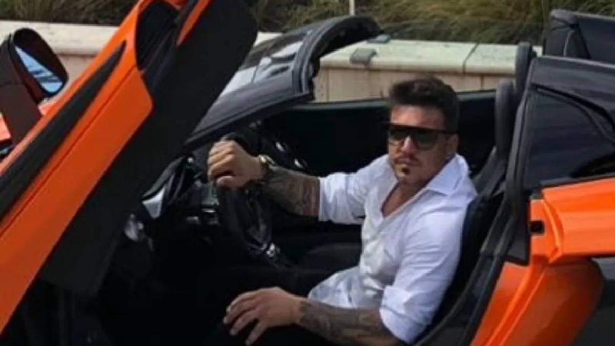 Tarso Marques conduzia um Lamborghini Gallardoss sem placas fixadas. Foto: Reprodução/Instagram