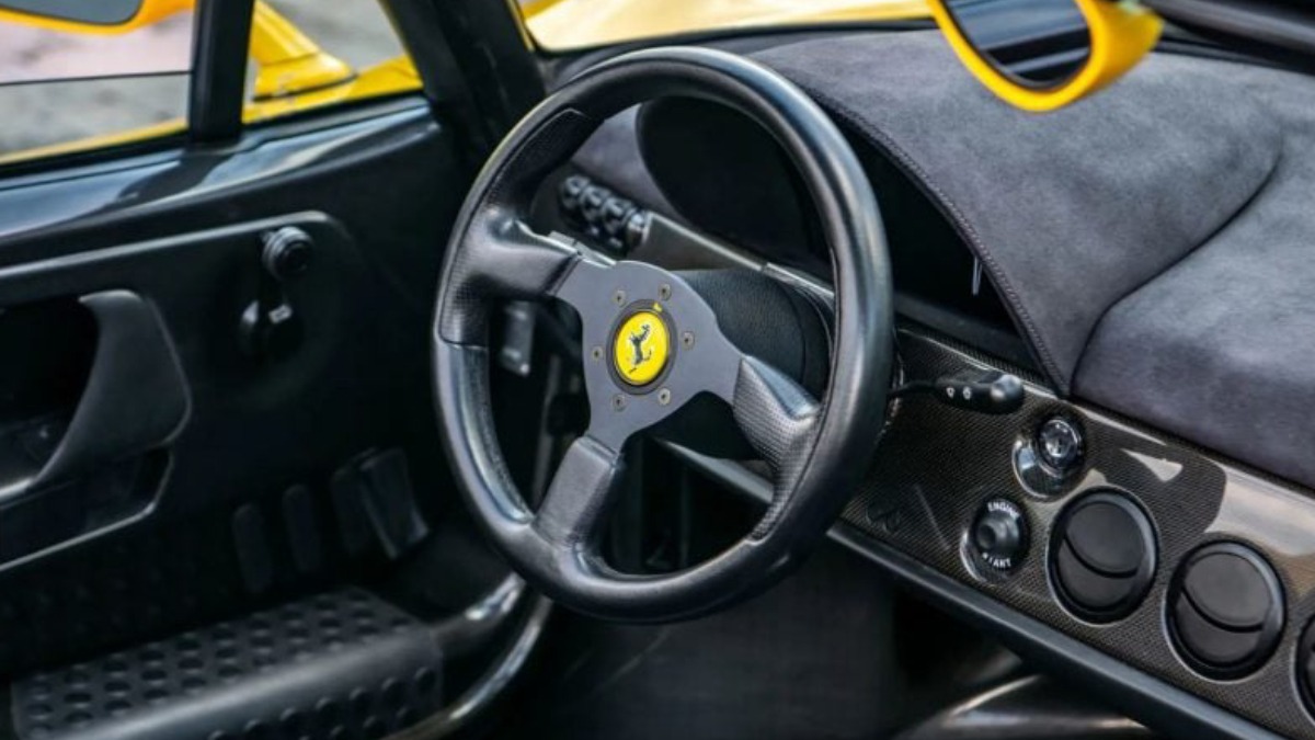Ao todo, a Ferrari fabricou 349 exemplares da F50, sendo 55 destinados ao mercado norte-americano. Jorge Guasso - Cortesia da Sotheby's