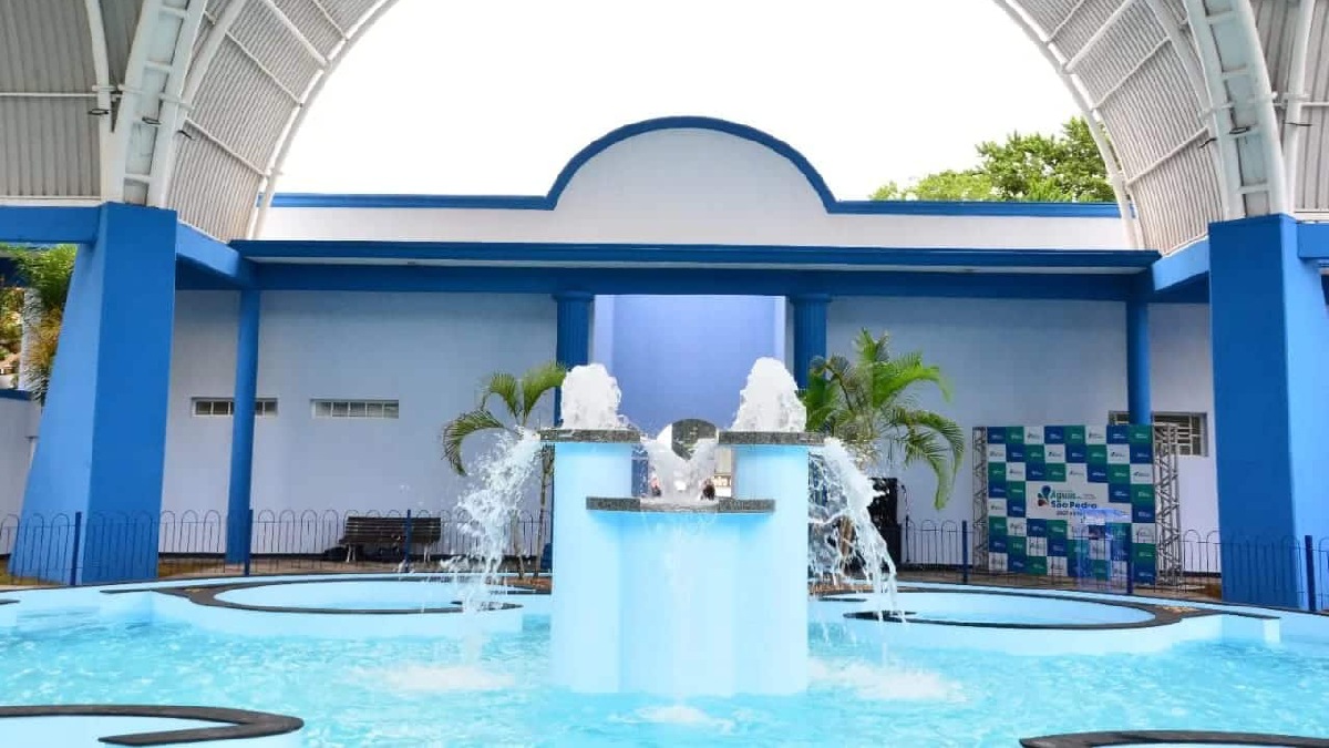 Águas de São Pedro possuem propriedades medicinais. Imagem: Prefeitura Municipal de Águas de São Pedro
