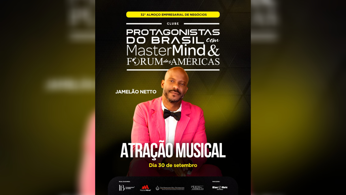 Programação foi divulgada na página oficial do Clube de Protagonistas do Brasil; Jamelão Netto é um dos destaques. Foto: Reprodução