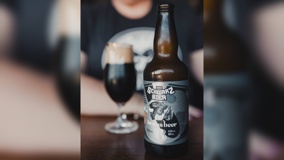 Brotas Beer Schwarzbier foi premiada com uma medalha de ouro na categoria Dark Lager. /Foto: Divulgação