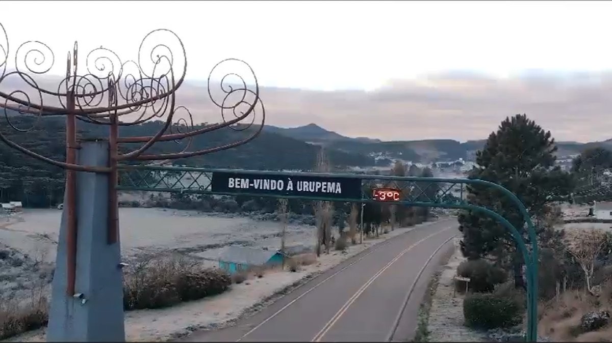 Urupema, em Santa Catarina, é oficialmente a Capital Nacional do Frio, com até 50 geadas por ano