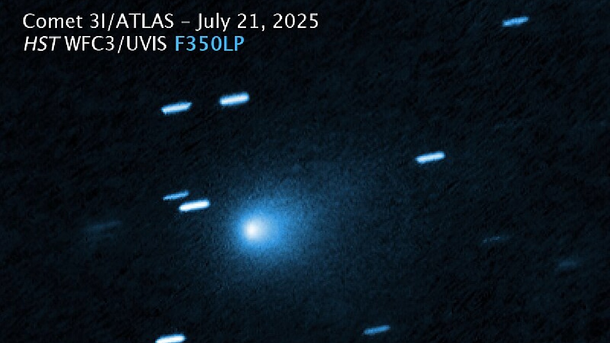 Esse objeto faz parte de um grupo raríssimo de fora do Sistema Solar. Imagem: ESA/Hubble