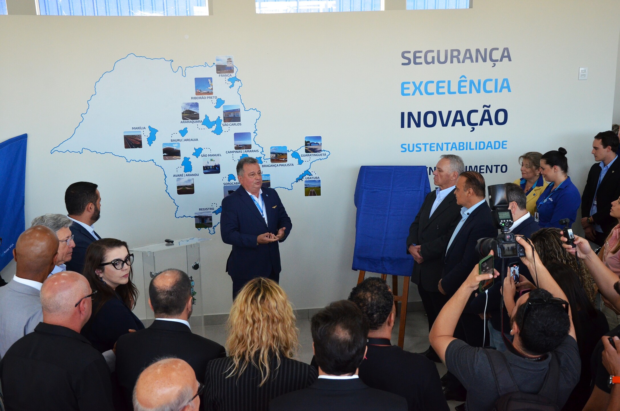 Aeroporto Comandante Rolim Adolfo Amaro, em Jundiaí, ganhou um novo terminal de embarque de passageiros. Fotos: Divulgação/Rede Voa