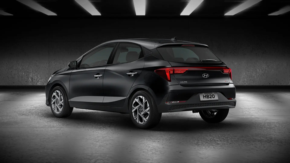 Em primeiro lugar aparece o HB20, como o modelo mais furtado no primeiro semestre deste ano. Foto: Divulgação/Hyundai