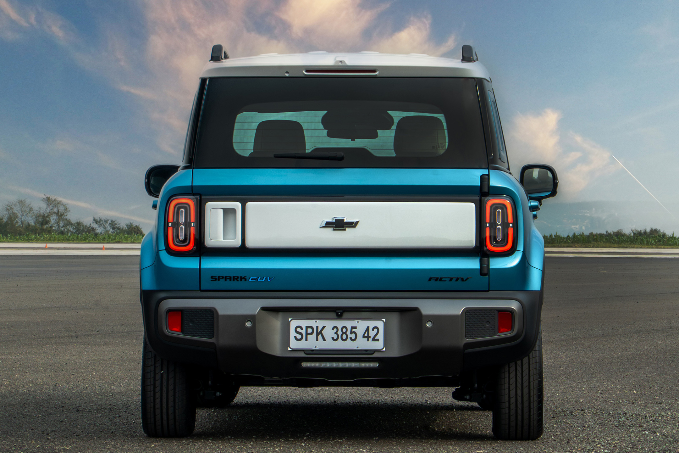 Para quem quiser personalizar o Spark EUV, a Chevrolet oferece três opções de pacotes. Foto: Divulgação