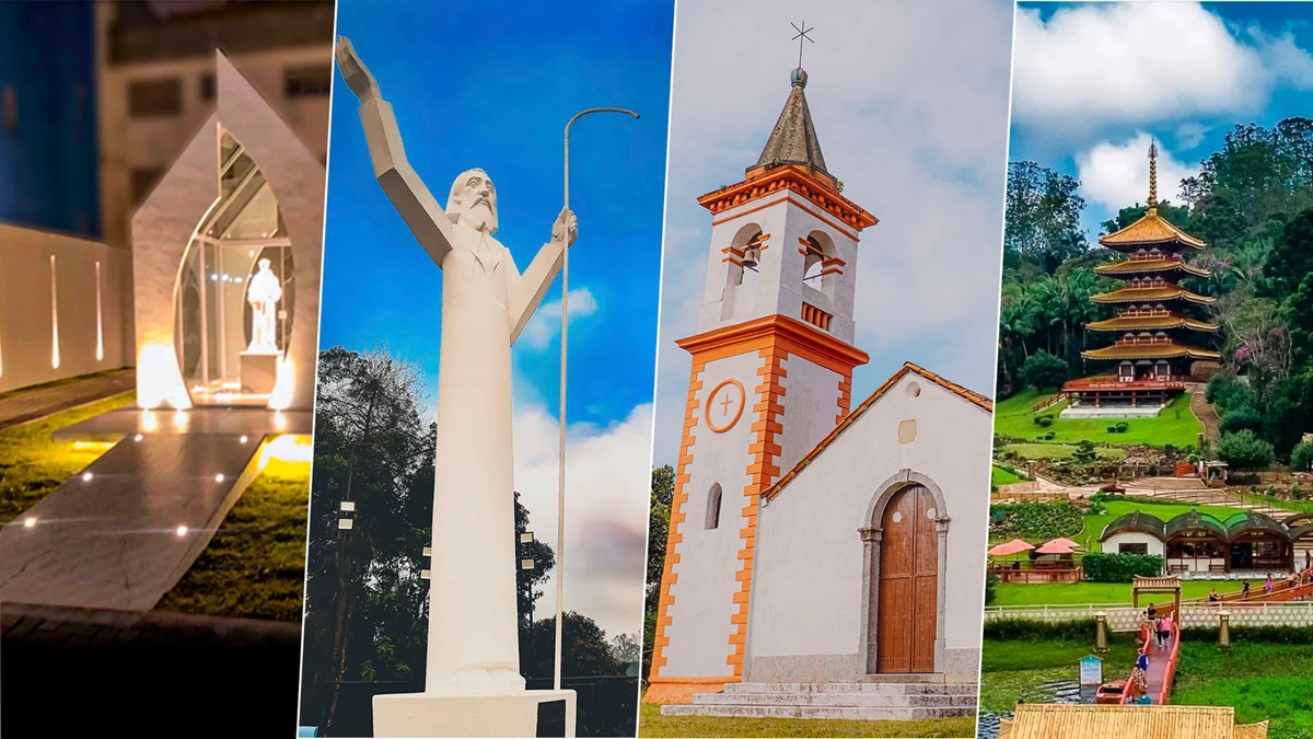 Atrações religiosas de Ribeirão Pires/Divulgação